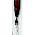 Knit-in Lanyard with Snap Hook (18"x1")